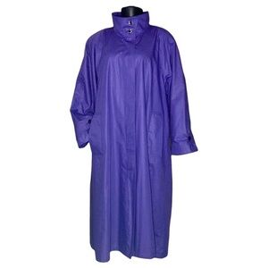 London Fog | Vintage Purple Trench Coat Full Length 12P